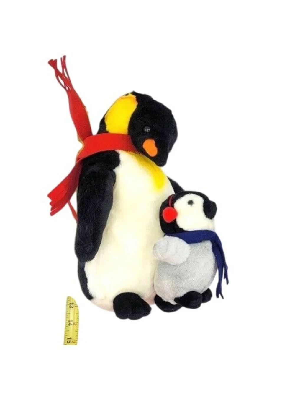 WishPets Dapper Penguin & Baby Plush 13